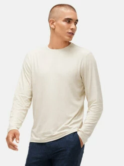 Promo ❤️ Outdoor Voices CloudKnit Longsleeve 🌟 -Outlet Outdoorvoices Store 1 hero 201021 OURDOOR OP M301351 HLM OAT CloudKnit Longsleeve T Shirt Oatmeal 110