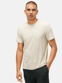 Deals 🎉 Outdoor Voices CloudKnit Shortsleeve 💯 -Outlet Outdoorvoices Store 1 hero 2021 OUTDOOR OP M300063 HLM OAT CloudKnit T Shirt Oatmeal 096