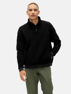 Hot Sale 😍 Outdoor Voices MegaFleece Snap Up ✨ -Outlet Outdoorvoices Store 1 hero M500749 WNF BLK MegaFleece Snap Up Black 098