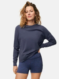 Discount π Outdoor Voices Everyday Longsleeve β 13 Discount π Outdoor Voices Everyday Longsleeve β -Outlet Outdoorvoices Store 1 hero W300952 CTJ NVY Cotton Longsleeve T Shirt Navy 0056