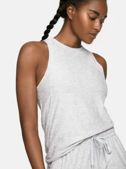 Cheapest 🤩 Outdoor Voices CloudKnit Tank ❤️ -Outlet Outdoorvoices Store 4 detail Light High Neck Tank Fog W300064 HLM FOG 092 V1