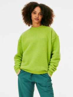 Flash Sale 🎁 Outdoor Voices MegaFleece Crewneck 🌟 -Outlet Outdoorvoices Store Front02 W501067 WNF MSY MegaFleece Sweatshirt mossy 115 25qg2sf
