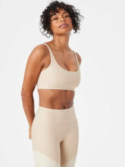 Hot Sale 🤩 Outdoor Voices Double Time Bra 🥰 -Outlet Outdoorvoices Store Front Detail W201524 TXC LNS Double Time Bra Linen Sugar 162 1NXWKAf