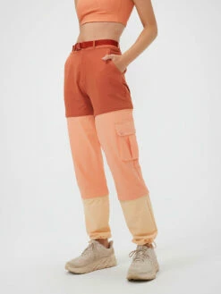 Wholesale ⌛ Outdoor Voices RecTrek Zip-Off Pant 🌟 -Outlet Outdoorvoices Store Front Detail W701046 DCW RMT Rectrek Zip Off Pant Russet Melon Toscana 139 CZTCnEO