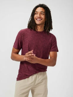 Deals 🎉 Outdoor Voices CloudKnit Shortsleeve 💯 -Outlet Outdoorvoices Store M300063 HLM SRZ All Day Shortsleeve Shiraz 054 SYPavzw