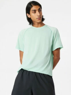 Budget ⌛ Outdoor Voices FastTrack Mesh Shortsleeve 🥰 -Outlet Outdoorvoices Store M301453 SMS PAT Fast Track Shortsleeve Patina 059 8QLE9W2