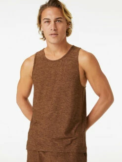 Cheap ✔️ Outdoor Voices CloudKnit Tank ❤️ -Outlet Outdoorvoices Store M301567 HLM CHO AllDayTank Chocolate FrontHero 026 g58v8zL