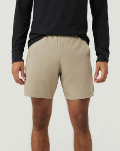 Buy 🎉 Outdoor Voices High Stride 7" Short with Pockets 👍 -Outlet Outdoorvoices Store M701706 TWV GVL High Stride 7in Short with Pockets Gravel 046 crop KLwSCp7