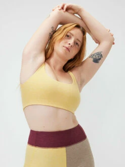 Hot Sale 🤩 Outdoor Voices Double Time Bra 🥰 -Outlet Outdoorvoices Store W201524 TXC BTM Double Time Bra Buttermilk 077 ISl7Jye