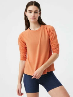 Hot Sale ❤️ Outdoor Voices FastTrack Mesh Longsleeve 😉 -Outlet Outdoorvoices Store W301351 SMS SSN Fast Track Longsleeve Sunstone 057 fR6dTcJ