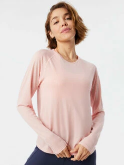 Hot Sale ❤️ Outdoor Voices FastTrack Mesh Longsleeve 😉 -Outlet Outdoorvoices Store W301351 SMS TSL Fast Track Longsleeve Thistle 063 p7K2D6V