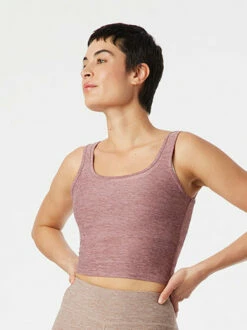 Wholesale ⌛ Outdoor Voices CloudKnit Crop Tank ⌛ -Outlet Outdoorvoices Store W301561 HLM DTU All Day Crop Tank Deep Taupe 016 RR0vJLm