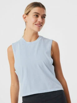 Best deal ⌛ Outdoor Voices Everyday Boyfriend Tank ✨ -Outlet Outdoorvoices Store W301593 CTJ BUL Everyday Boyfriend Tank Bluebell 062 yzh5BkE