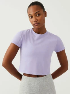 New ⌛ Outdoor Voices Everyday Mini Shortsleeve ✨ -Outlet Outdoorvoices Store W301922 CTJ WST Everyday Mini Shortsleeve Wisteria 033 bXUsBCZ