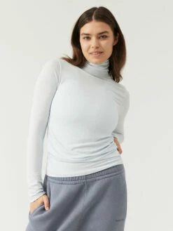 Promo π Outdoor Voices SheerRib Turtleneck β 9 Promo π Outdoor Voices SheerRib Turtleneck β -Outlet Outdoorvoices Store W302002 CTR JSE SheerRib Turtleneck Jasmine 035