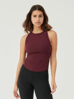Best reviews of ⭐ Outdoor Voices SuperForm™ Rib High Neck Tank 👍 -Outlet Outdoorvoices Store W302012 SFR SRZ SuperForm Rib High Neck Tank Shiraz 022