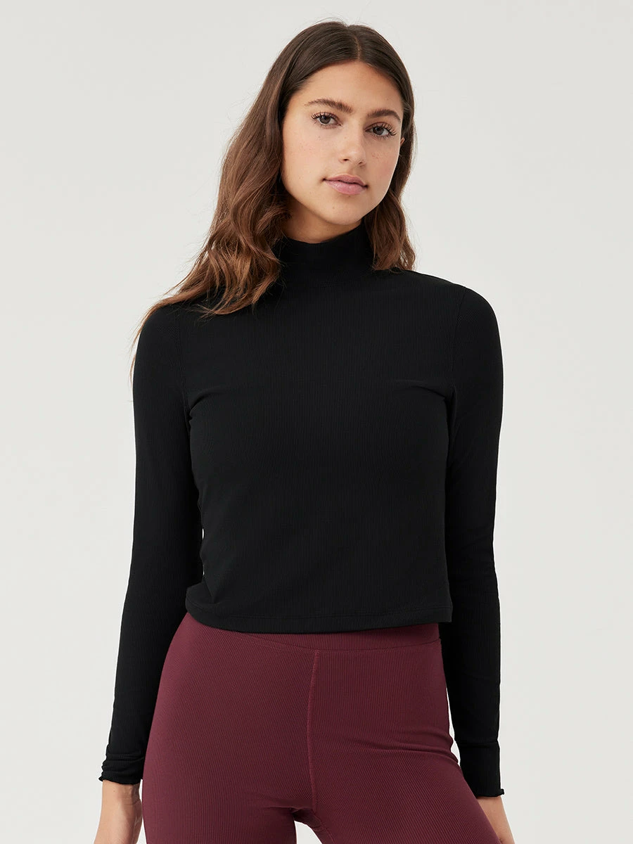 Top 10 😉 Outdoor Voices SuperForm™ Rib Mock Neck Longlseeve 👍 - Image 3