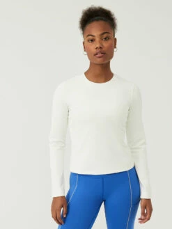 Cheap ⭐ Outdoor Voices FrostKnit Longsleeve 🎁 -Outlet Outdoorvoices Store W302052 PLM SUG FrostKnit Longsleeve Sugar 028