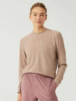 Best deal ⌛ Outdoor Voices CloudKnit Heavyweight Longsleeve 👏 -Outlet Outdoorvoices Store W302058 HMJ MOC CloudKnit Longsleeve Mocha 025 axHxdgf