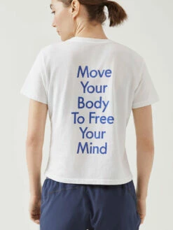 Outlet ⌛ Outdoor Voices Move Your Body Shortsleeve 👏 -Outlet Outdoorvoices Store W302095 CTJ WHI Move Your Body Shortsleeve White 026 6lXag1K