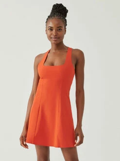 New 😉 Outdoor Voices Cross Back 👗 Dress ❤️ -Outlet Outdoorvoices Store W401885 WTS LBG Cross Back Dress Ladybug 002 CROP ah9awmj