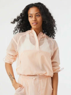 Promo 👏 Outdoor Voices Windbreaker Pullover 🥰 11 Promo 👏 Outdoor Voices Windbreaker Pullover 🥰 -Outlet Outdoorvoices Store W501758 RSN SSH Windbreaker Jacket Seashell 056 CayUHAn