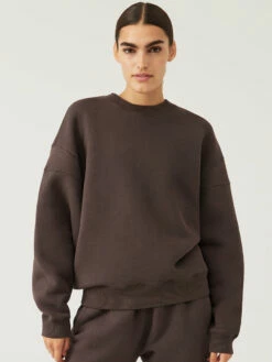 Budget 😀 Outdoor Voices Nimbus Crewneck 🎉 -Outlet Outdoorvoices Store W502019 TDF SOI Nimbus Crewneck Soil 1431