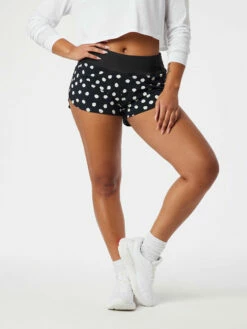 Top 10 🎉 Outdoor Voices The Exercise 2.5" Short 🎁 -Outlet Outdoorvoices Store W701426 WTS BLP The Exercise 2.5in Short Black Polka 052 oIyN8Z5