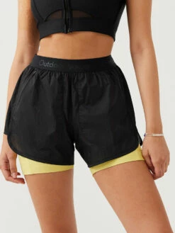 Buy ⌛ Outdoor Voices BreakLite 4" Short ⌛ -Outlet Outdoorvoices Store W701717 RSN BLK BreakLite 4in Short Black 063