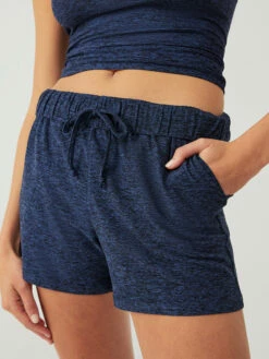 Discount 🔥 Outdoor Voices CloudKnit 3.5" Short ✨ -Outlet Outdoorvoices Store W702061 HLM NVY CloudKnit 3.5in Short Navy 074 AZsQkNy